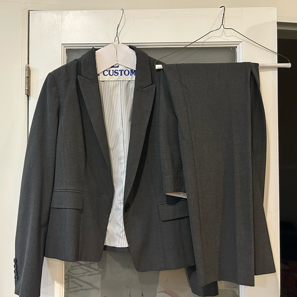 Ann Taylor - Gray pant suit.  Size 10 blazer, size 8 pants.